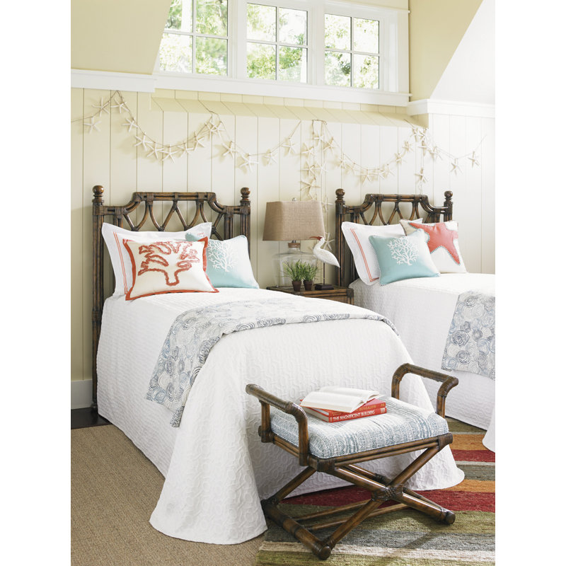 Tommy Bahama Home Bali Hai Island Breeze Rattan Headboard Reviews Wayfair